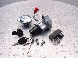 Yamaha Vstar 650 Classic XVS650 2007 04-16 juego de bloqueo interruptor de encendido bloqueo de tapa de llave - Imagen 1 de 11