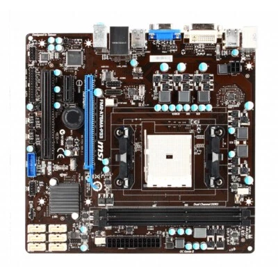 For MSI FM2-A75MA-P33 Socket FM2 AMD A75 M-ATX Motherboard DDR3 - Image 1 of 4