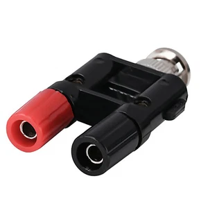 BNC Male to Banana Female Jack 4MM Binding Post Socket Binding Post Connector - Zdjęcie 1 z 10
