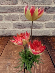 Artificial amaryllis table centerpiece - nearly natural botanical - Picture 1 of 2