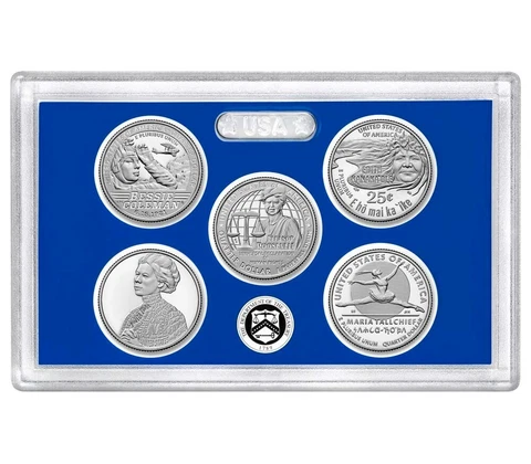 2023 S American Women Quarter Proof Set NO BOX Cover