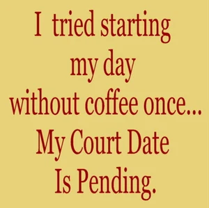 ARTÍCULO DE PLANTILLA REUTILIZABLE 9161 I ~10"x10"~ INTENTÉ COMENZAR MI DÍA- Plantillas Mylar - Imagen 1 de 1