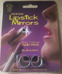 3 Dazzle Dot (DazzleDot) Lipstick Mirror packs of 2 mirrors each. (6 mirrors) - Picture 1 of 2