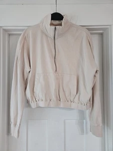 VUORI Sunnyside Half-Zip Pullover Sweatshirt WOMENS LARGE Alabaster Beige TERRY - Picture 1 of 8
