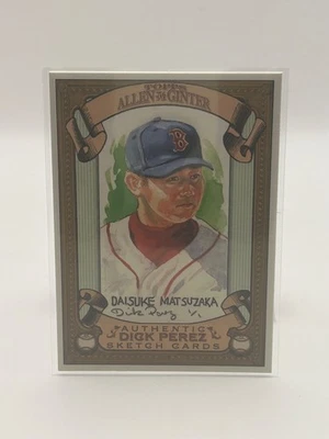 2007 Topps Allen & Ginter Dick Perez Daisuke Matsuzaka #4 Foto 1 de 3