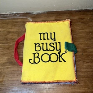 Lillian Vernon Vintage 1990 My Busy Book Botón Cremallera Hebilla Tela Juguete - Imagen 1 de 6