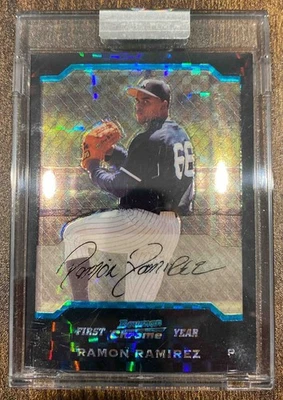 Ramon Ramirez 2004 Bowman Chrome X Fractors RC /172 #207 Yankees - Image 1 of 4