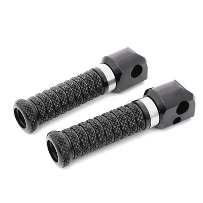 Anillo estriberas traseras con agarre plateado para Yamaha MT-03 06 07 08 09 10 11 12 Foto 1 de 4