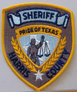 HARRIS COUNTY SHERIFF TEXAS FABRIC PATCH - Picture 1 of 1