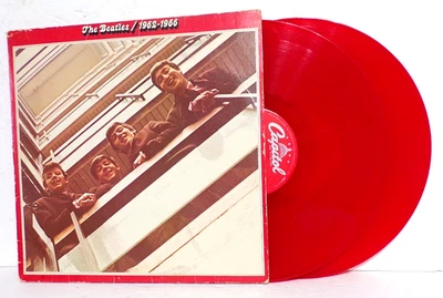 The Beatles 1962-1966 Limited Edition Red Vinyl 2 LP Set 1978 Capitol SEBX-11842 - Image 1 of 4