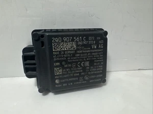 Audi Volkswagen Front Radar Cruise Control Module Sensor 2Q0907561C 2Q0907572B - Picture 1 of 10