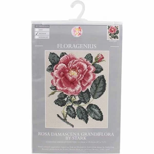 My Cross Stitch Floragenius Rosa Damascena Grandiflora Kit - Picture 1 of 2