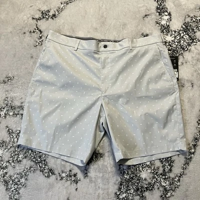 Pantalones Cortos Walter Hagen Para Hombre Talla 42 Gris Pequeños Iconos Frente Plano Chino Golf Foto 1 de 4