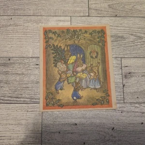 Vintage Marion Heath Christmas Card No Envelope - Picture 1 of 6