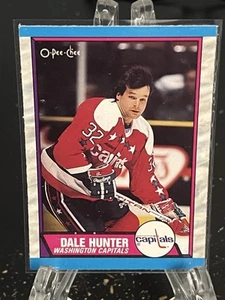 DALE HUNTER --1989-90 O PEE CHEE -- WASHINGTON CAPITALS -- PACKFRISCH - KOSTENLOSER VERSAND - Bild 1 von 2