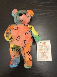 MUHAMMAD ALI - BEAR - ALI SALVINO'S BAMMERS 1999 BEANIE BABY - NWT Promotional - Picture 1 of 5