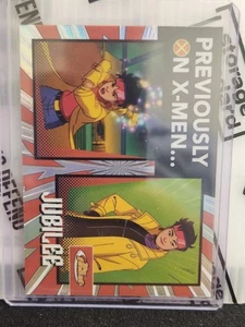 2025 Topps Finest Marvel X-Men '97 Previously On X-Men Refractor PO-3 Jubilee - Picture 1 of 2