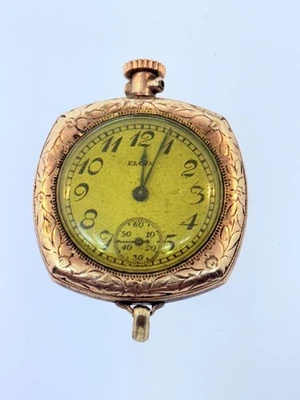 1921 SMALL ELGIN GOLD FILLED 6/0 SIZE POCKET WATCH - Image 1 of 4