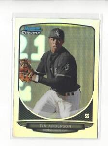 2013 Bowman Chrome Draft Refractor #BDPP13 Tim Anderson Rookie White Sox