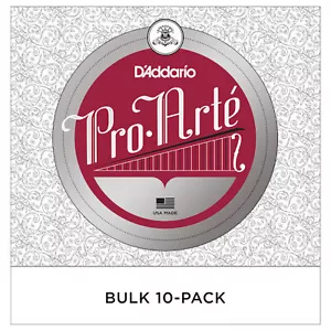 D'Addario Pro-Arte Violin String Set, Wound E, 4/4 Scale, Medium, Bulk 10-Pack - Picture 1 of 3