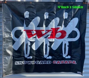 Vintage Westbeach Banner Snowboard Canada 47"x56" Extremely Rare - Picture 1 of 1