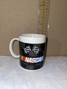 NASCAR Coffee Cup Mug Black with VINTAGE LOGO - Picture 1 of 6