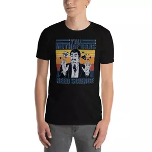 Vintage Retro Y'all Motharf*ckas Need Science Shirt - Picture 1 of 6