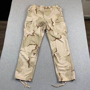 Propper Combat Pants Mens Medium Long Ripstop Desert Camo Cargo Trousers Beige