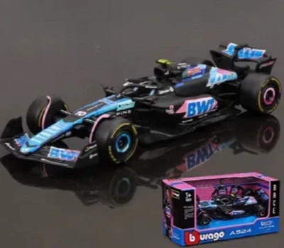 Bburago 1:43 F1 2024 Japan BWT Alpine A524 #10 Pierre Gasly Model Car NEW IN BOX - Image 1 of 3