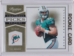 Ryan Tannehill RC Prestigious Picks DOLPHINS ROOKIE CARD 2012 Football MIAMI - Picture 1 of 2