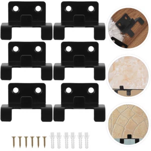 Set 6 ganci per piastrelle supporto per specchio in acciaio inox supporto da parete - Foto 1 di 12