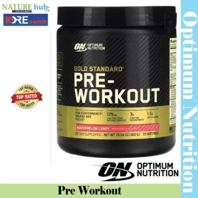 Optimum Nutrition, Gold Standard Pre-Entrenamiento, Caramelo de Sandía, 10,58 oz (300 g) Foto 1 de 3