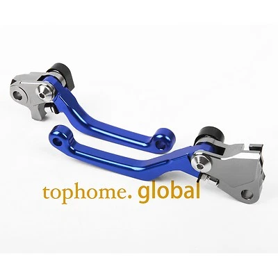 For Yamaha YZ426F YZ450F 2009-2021 Pivot Brake Clutch Levers Blue CNC 2016 2019 Foto 1 de 4
