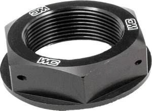 Works Connection Steering Stem Nut Black 24-310 - Picture 1 of 1