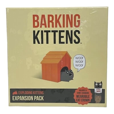 BARKING KITTENS New Expansion Pack #3 For Exploding Kittens Card Game Sealed New - Image 1 of 2