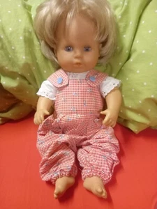 Niedliche Schlafaugen-Babypuppe von Zapf Creation 1992, ca. 40 cm - Bild 1 von 5