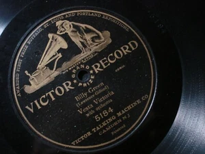 VESTA VICTORIA BILLY GREEN 78 RECORD VICTOR 5184 ONE SIDED - Picture 1 of 1