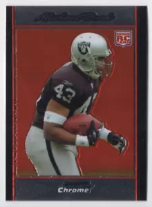 2007 BOWMAN CHROME ROOKIE Michael Bush Rookie Oakland Raiders #BC68 - Picture 1 of 2