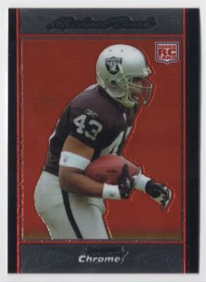 2007 BOWMAN CHROME ROOKIE Michael Bush Rookie Oakland Raiders #BC68 - Image 1 of 2
