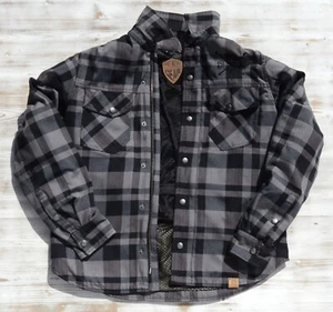 SPIRIT MOTORS TEXTILMOTORRADJACKE MOTORRADJACKE CAFERACER SCRAMBLER RETRO GR. L - Bild 1 von 9