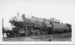 R626 RP 1930s C&EI CHICAGO & EASTERN ILLINOIS RAILROAD ENGINE #921 - Picture 1 of 1