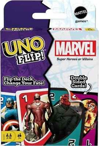 Mattel Games UNO Flip! Marvel Card Game for Family Game Night, 2 - 10 Players - Picture 1 of 6