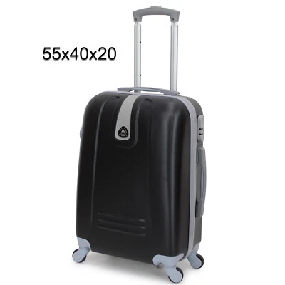 - SENZA MARCA/GENERICO -ORMI Valigia trolley viaggio ORMI rigido cabina bagaglio a mano 55x40x20 abs 4 ruote