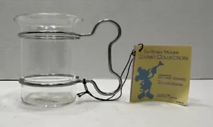 The Mickey Mouse Gourmet Collection Michael Graves Glass Mug W/Tags No Coaster - Picture 1 of 14