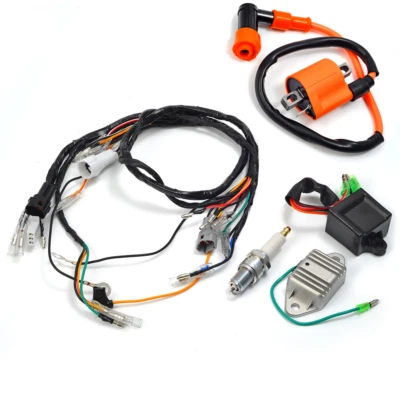Ignition Coil Spark Plug CDI Wiring Harness Assy For Yamaha Blaster YFS200 97-01 - Image 1 of 4