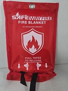 Notfall Feuerlöschdecke - 2er Pack, 40" x 40" Feuerunterdrückung 40" x 40" 2er Pack - Bild 1 von 2