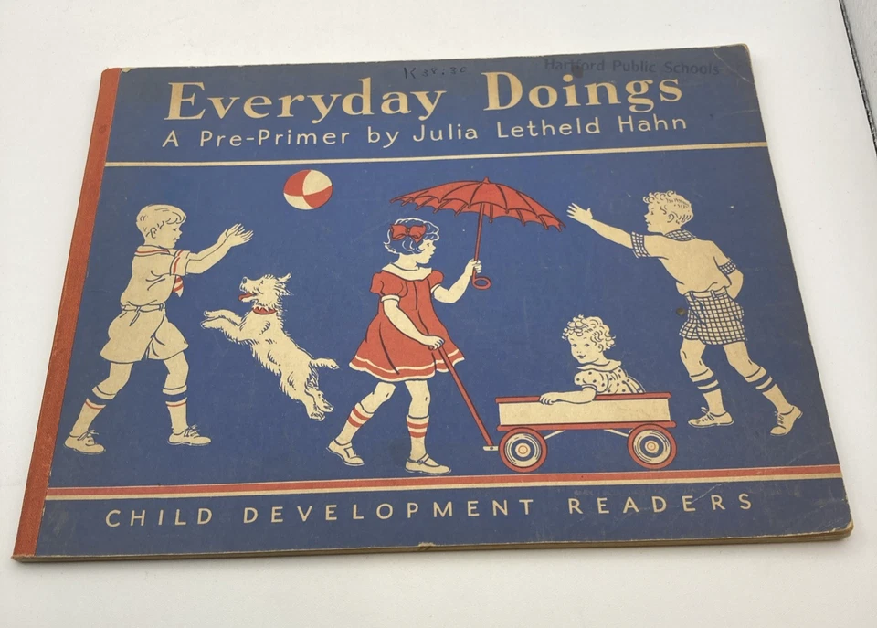 Child Development Reader: Every Day Doings Pre‑Primer 1938 Vintage Hahn - Image 1 of 4