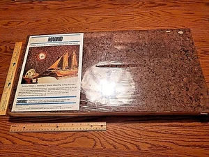 NOS Madrid Cork Wall Tiles 1970s MCM, GENUINE from SPAIN, 4 SHEETS 12'' x 24'' - Picture 1 of 4