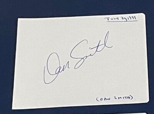 1990s & 2000s Debut Signed Index 3x5 Autograph Cut (you pick from list)