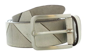Pierre Cardin Distressed Taupe Classic Silver D-Ring Adjustable Belt Adjustable - Picture 1 of 4